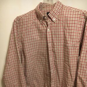 J Crew casual checkered button down shirt